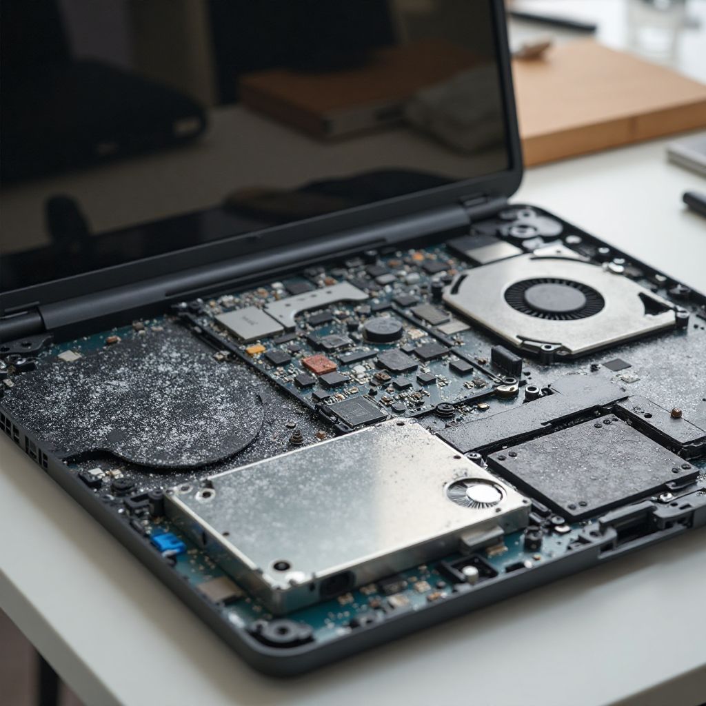 Чистка ноутбука від пилу